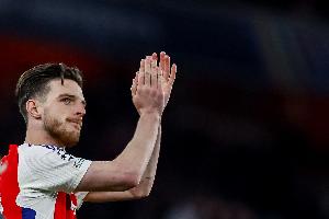 kaiyun-佩蒂特：赖斯两次任意球力量十足&amp;技巧精湛，不知哪名门将能挡出